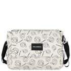 White Ikonik Karl Logo Changing Bag, 1, hi-res