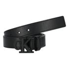 Boys Black Logo Leather Belt, 1, hi-res
