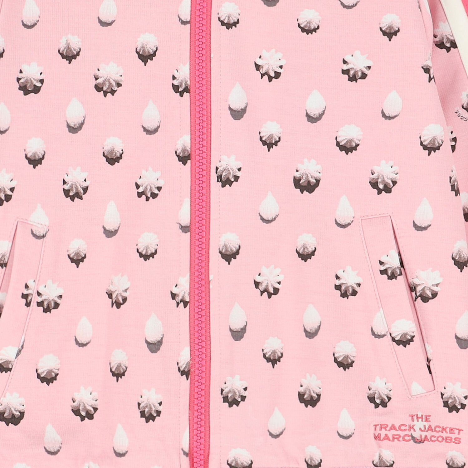 سترة رياضية بسحاب باللون الوردى للبنات, 1, hi-res image number null