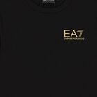 Boys Black Logo Long Sleeve Top, 2, hi-res