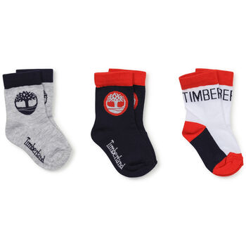 Boys Blue & Red Logo Socks
