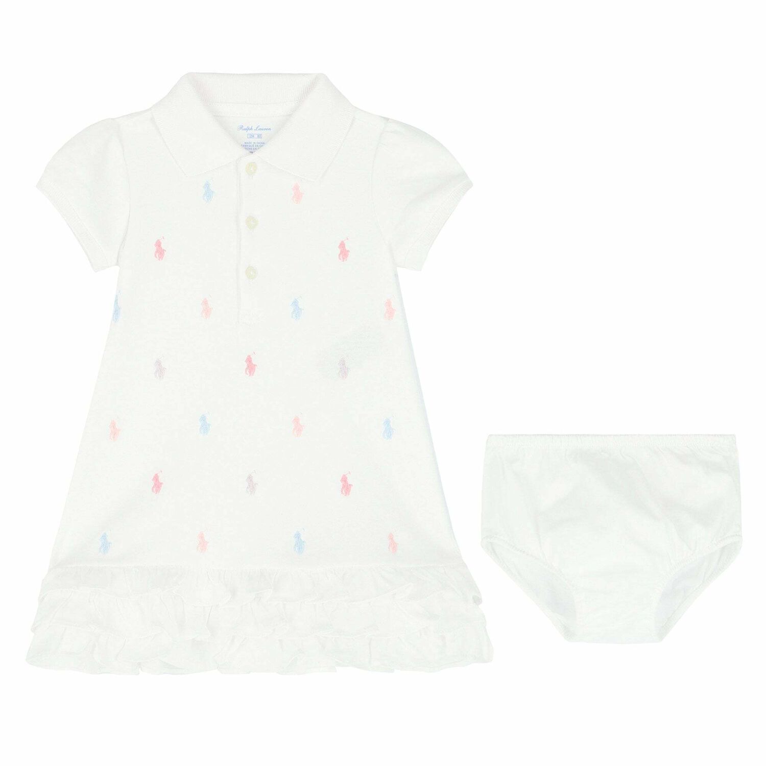 فستان بولو للفتيات الصغيرات , 2, hi-res