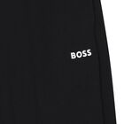 Boys Black Logo Joggers, 1, hi-res