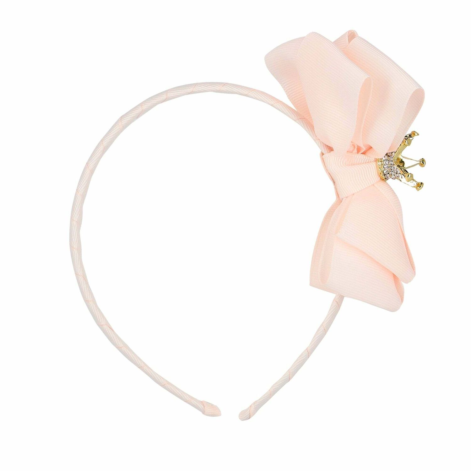 Girls Pink Bow Headband, 3, hi-res