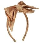 طوق رأس للبنات باللون بيج مزين بخريطة جغرافية, 2, hi-res