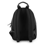 Girls Black Logo Backpack, 1, hi-res