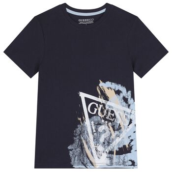 Boys Black Logo T-Shirt