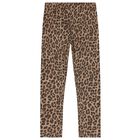 Girls Beige Heart Leggings Set, 1, hi-res