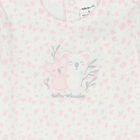 Baby Girls White & Pink Koala Babygrow, 1, hi-res