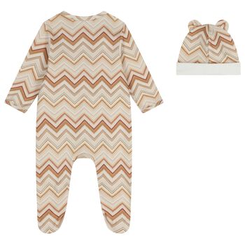 Multi-Coloured Zig Zag Babygrow Set