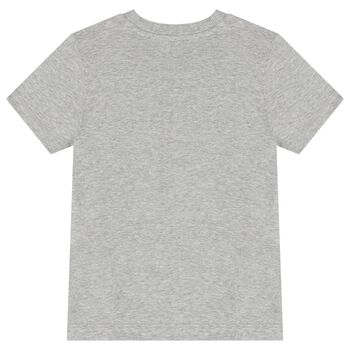 Grey Teddy Bear Logo T-Shirt