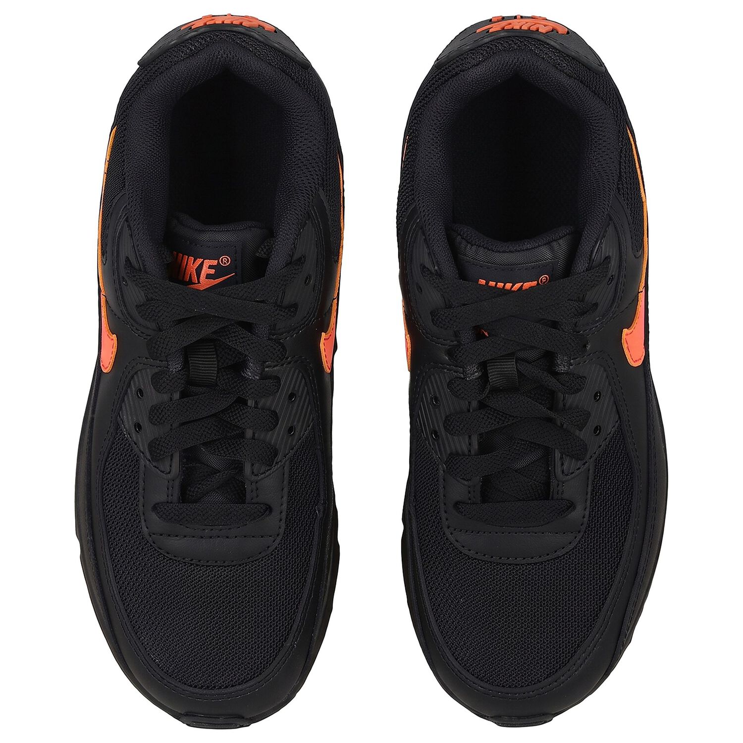 Black Nike Air Max 90 Trainers , 1, hi-res