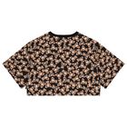 تي شيرت بنات بشعار تيدي باللون الأسود, 2, hi-res