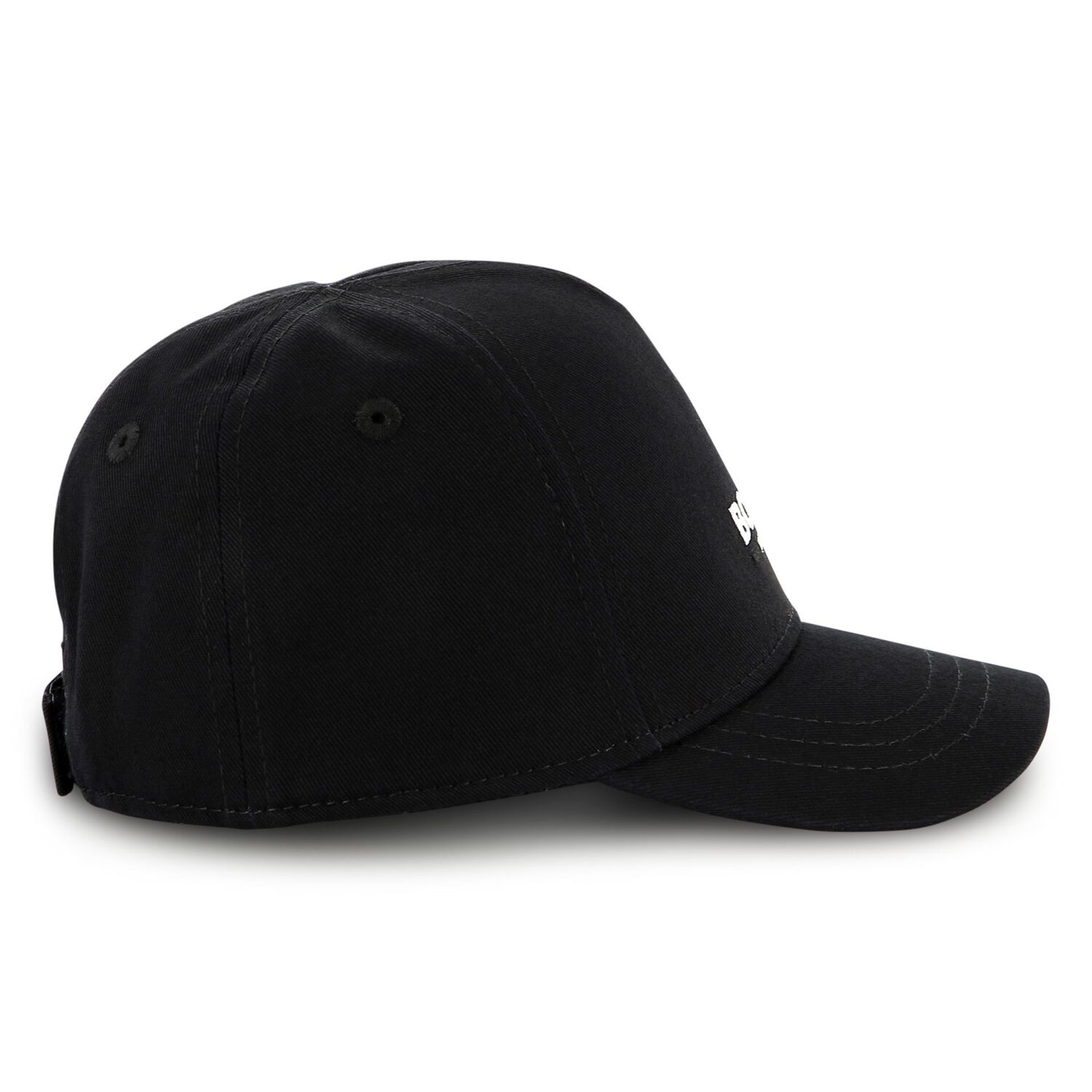 Baby Boys Black Logo Cap, 1, hi-res
