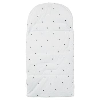 White & Grey Dots Baby Nest