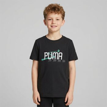 Boys Black Logo T-Shirt