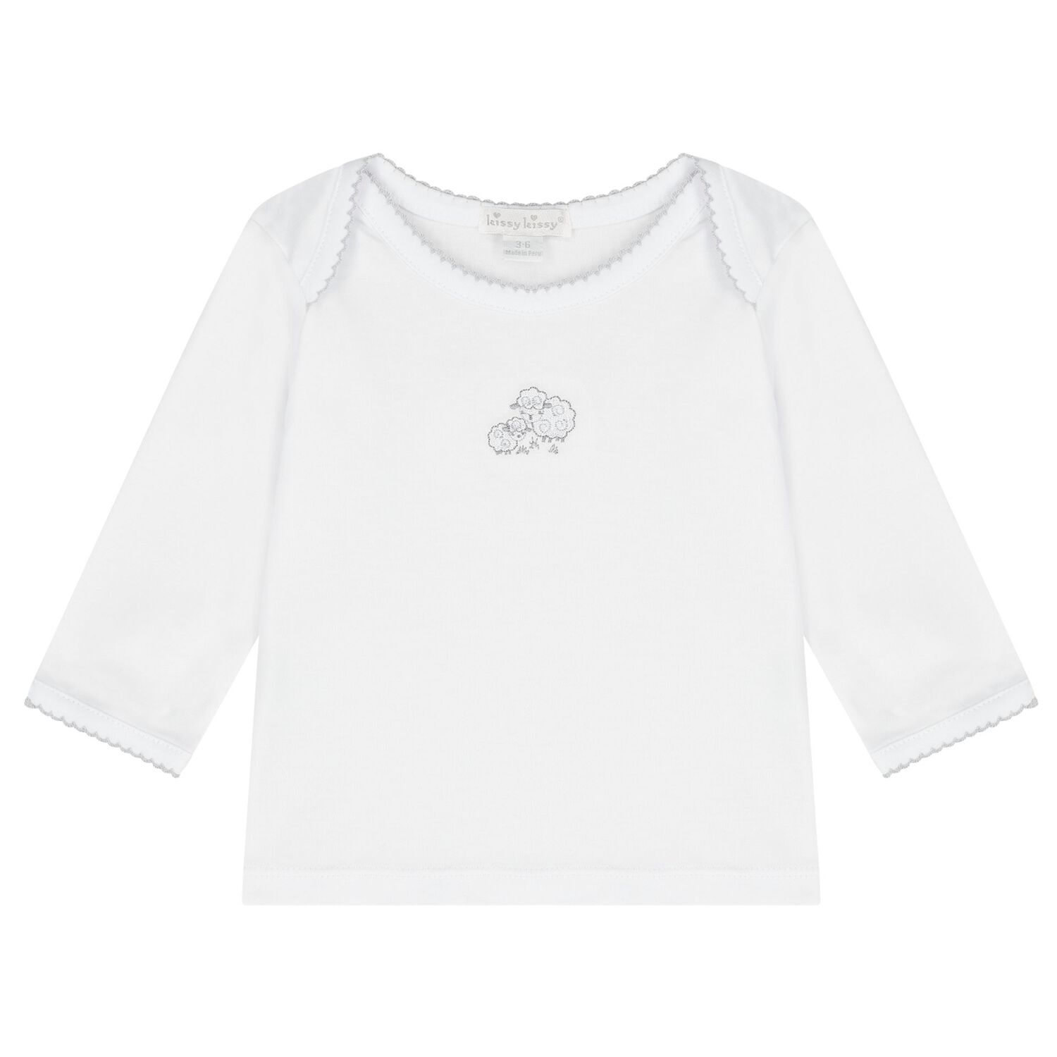 White Sheep 2 Piece Babygrow, 1, hi-res