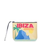 Girls Yellow Logo Pouch, 1, hi-res