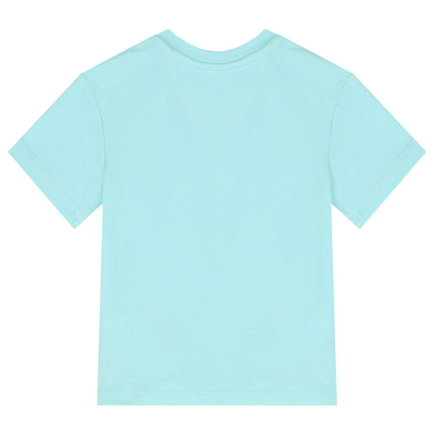 طقم شورت أولاد بالشعار باللون الأزرق أكوا, 1, hi-res