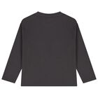 Boys Grey Glow In The Dark Car Long Sleeve Top, 2, hi-res