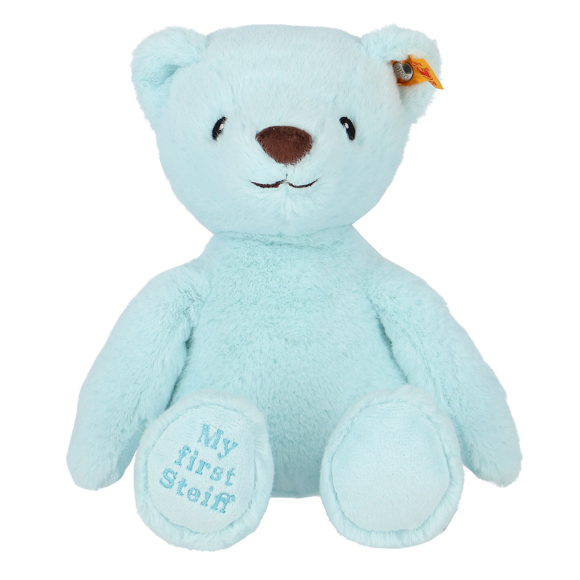 Steiff blue 2025 teddy bear