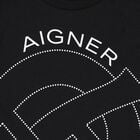 Younger Boys Black Logo T-Shirt, 2, hi-res