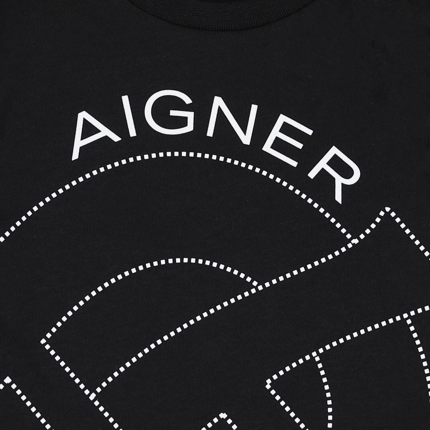 Younger Boys Black Logo T-Shirt, 2, hi-res