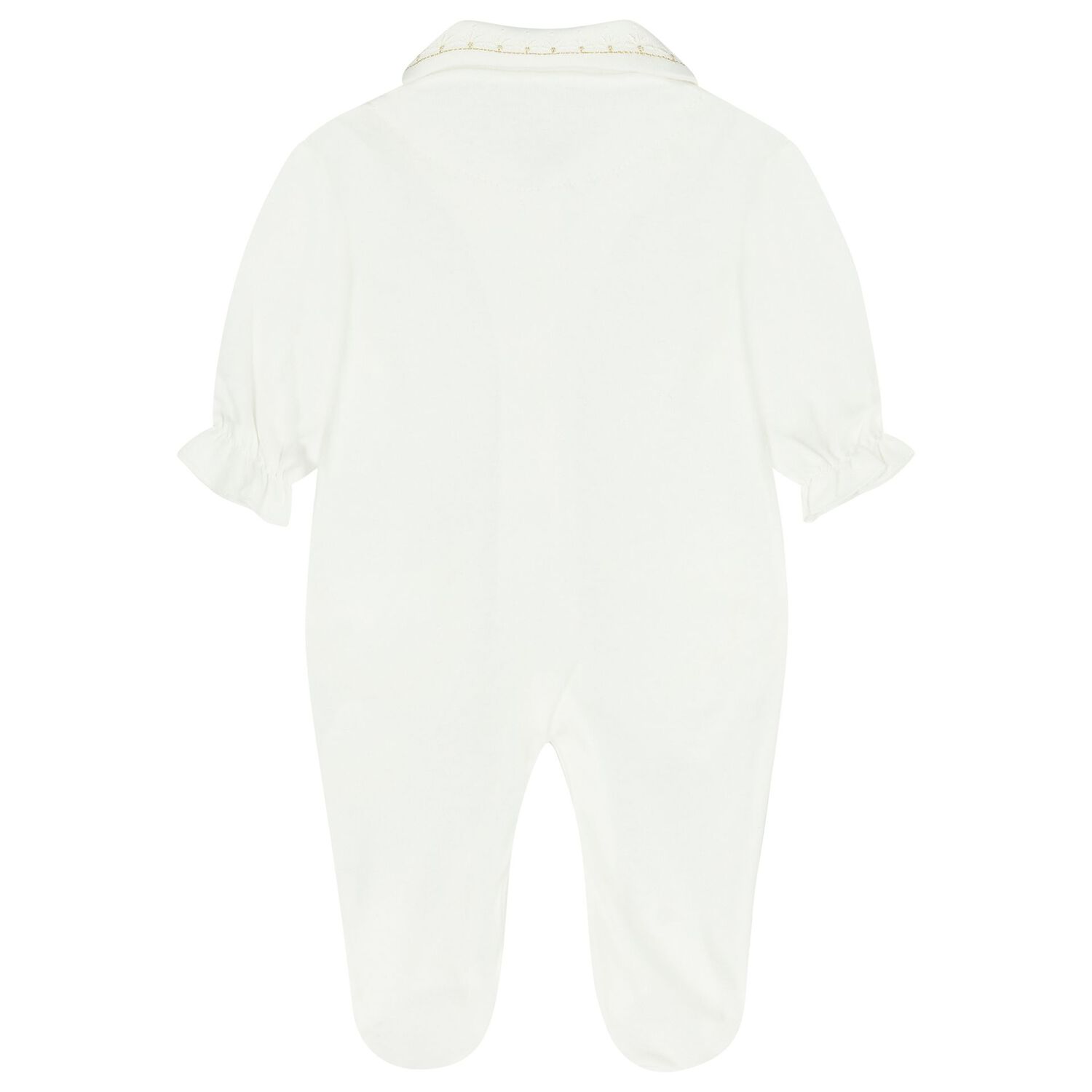 Baby Girls White Tulle Babygrow, 1, hi-res image number null
