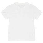 Boys White Logo Polo Shirt, 1, hi-res