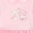 Baby Girls Pink Cat Dress, 1, hi-res