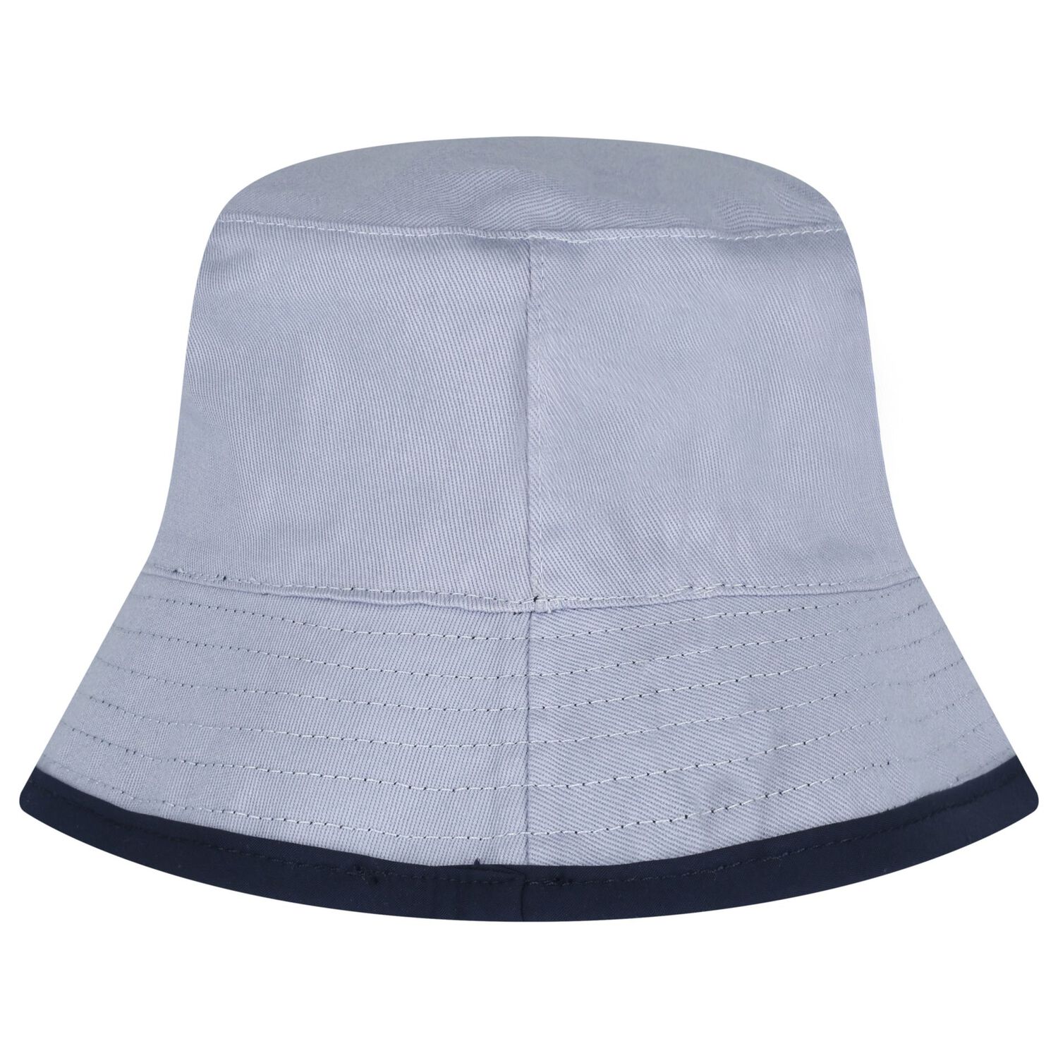 Baby Boys Blue & Navy Blue Logo Reversible Hat, 1, hi-res