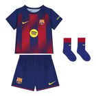 Younger Blue & Red FC Barcelona Shorts Set, 1, hi-res