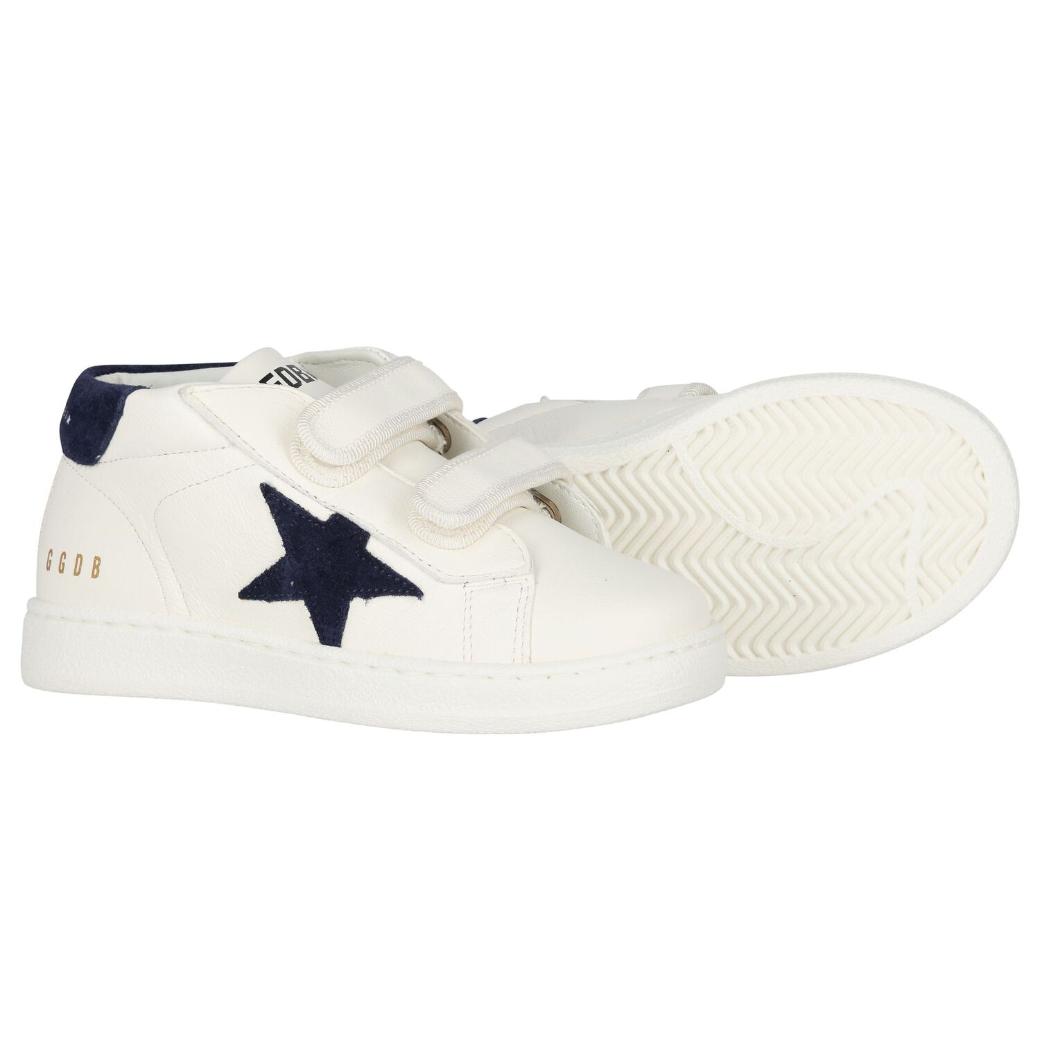 White Logo Leather Trainers, 1, hi-res image number null