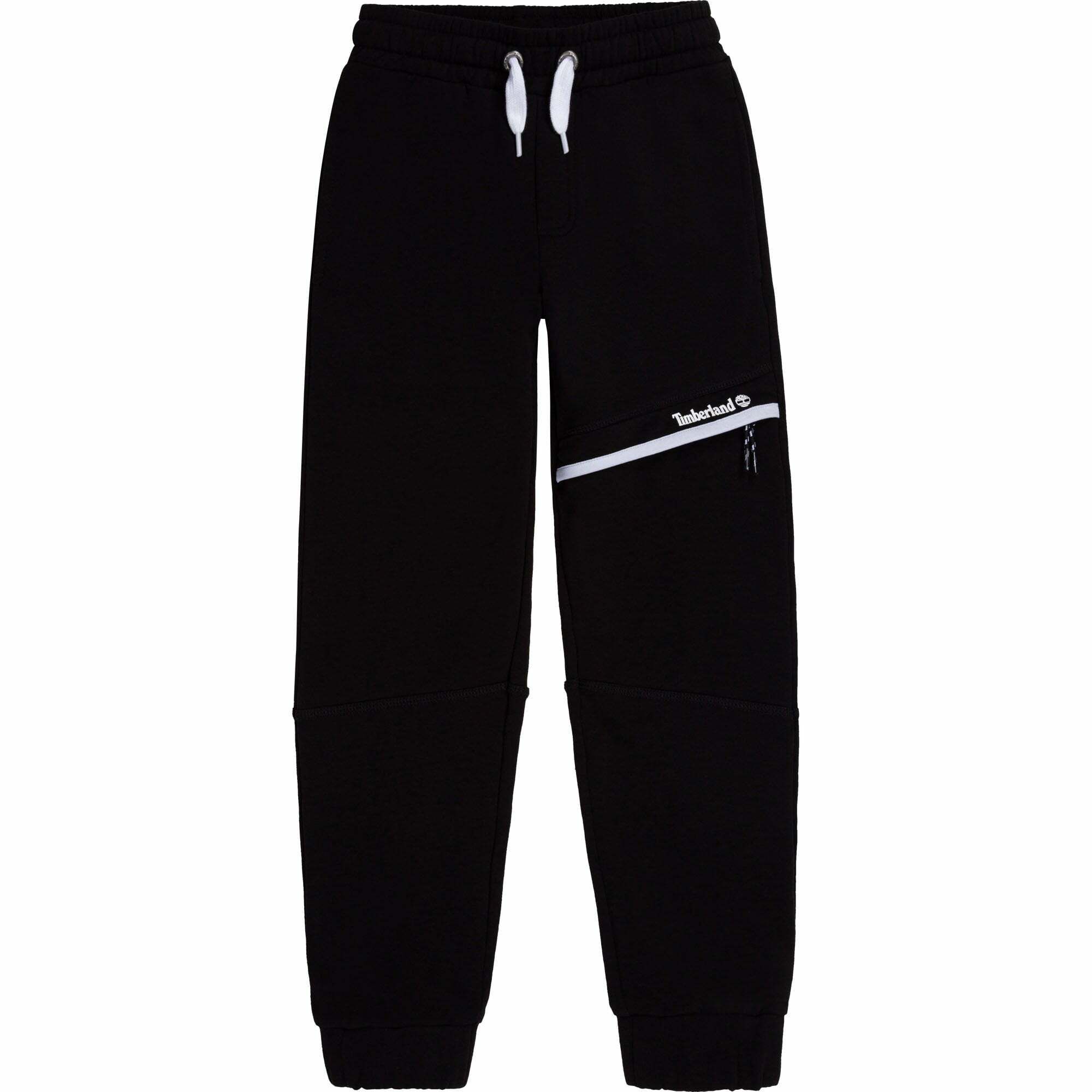 TIMBERLAND Boys Black Logo Joggers Junior Couture UAE