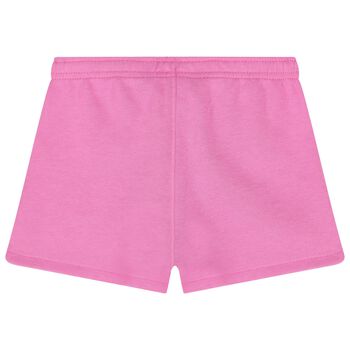 Girls Pink Logo Shorts