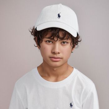 White Logo Cap