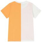 Boys White & Orange Disney Mickey Mouse T-Shirt, 1, hi-res