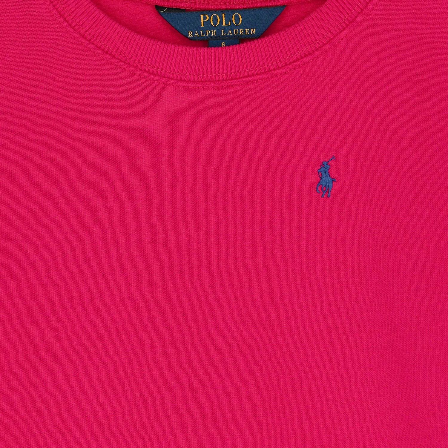 Girls Pink Logo Sweatshirt, 1, hi-res image number null