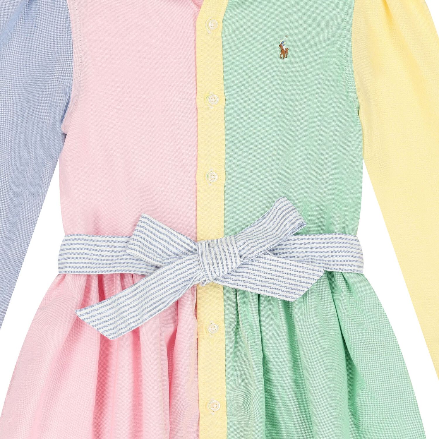 فستان بنات بالشعار متعدد الألوان , 1, hi-res