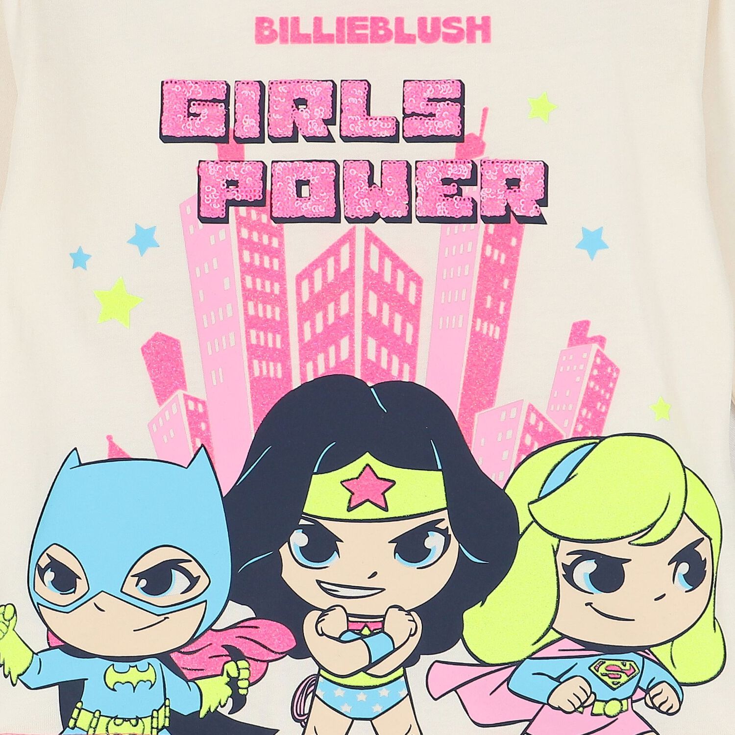 Girls Ivory Logo Long Sleeve Top, 1, hi-res