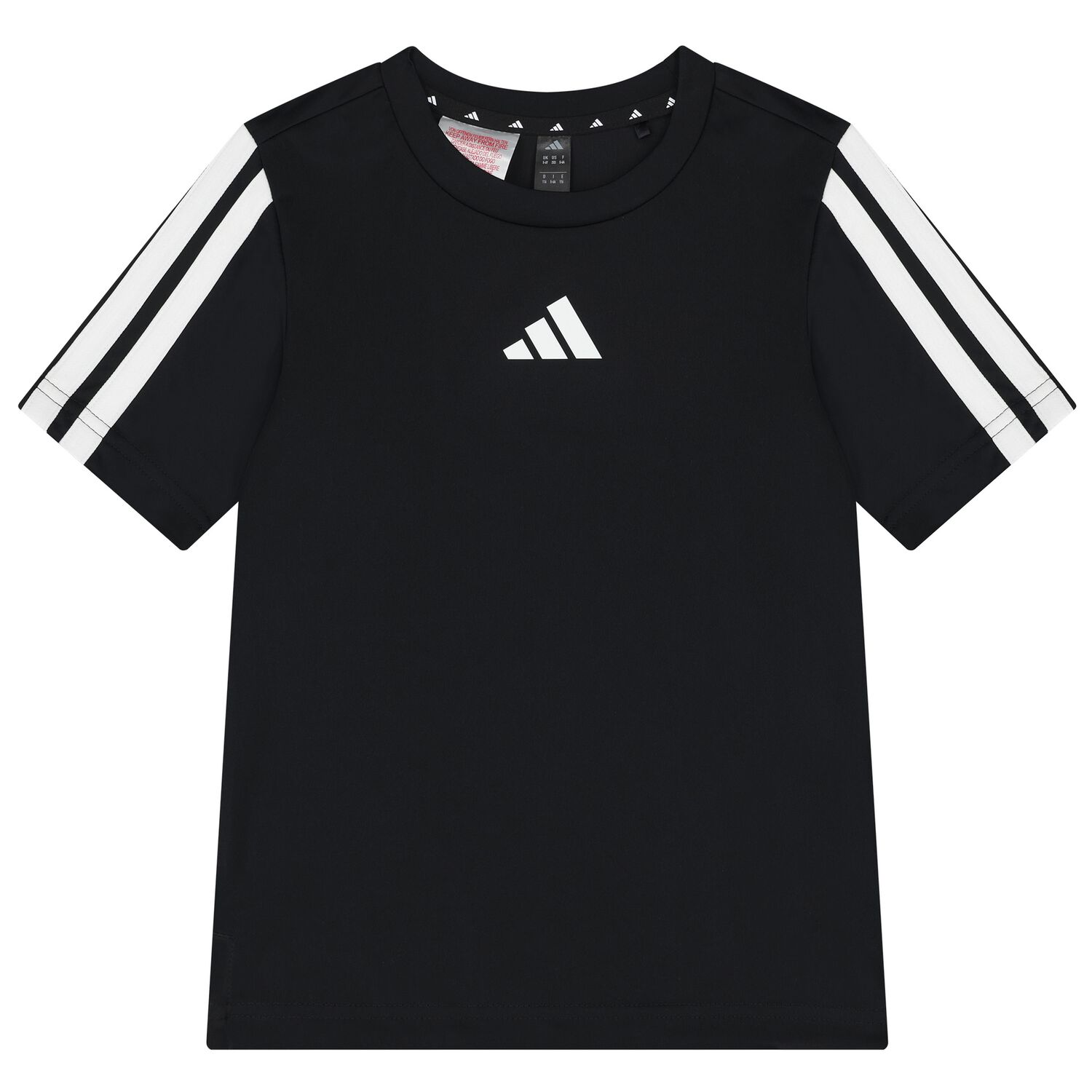 Boys Black Logo T-Shirt, 1, hi-res