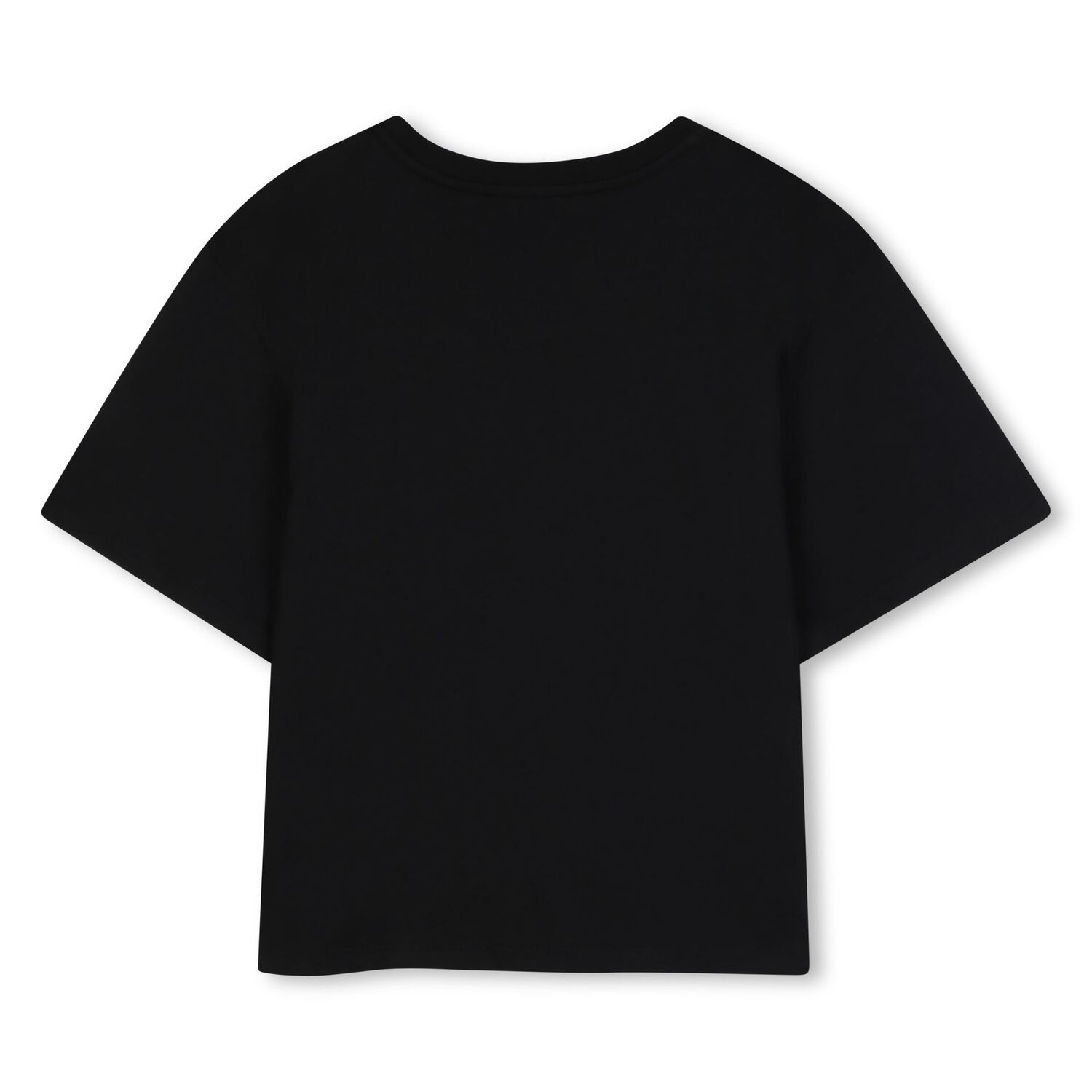 Girls Black Flamingo Logo T-Shirt, 1, hi-res