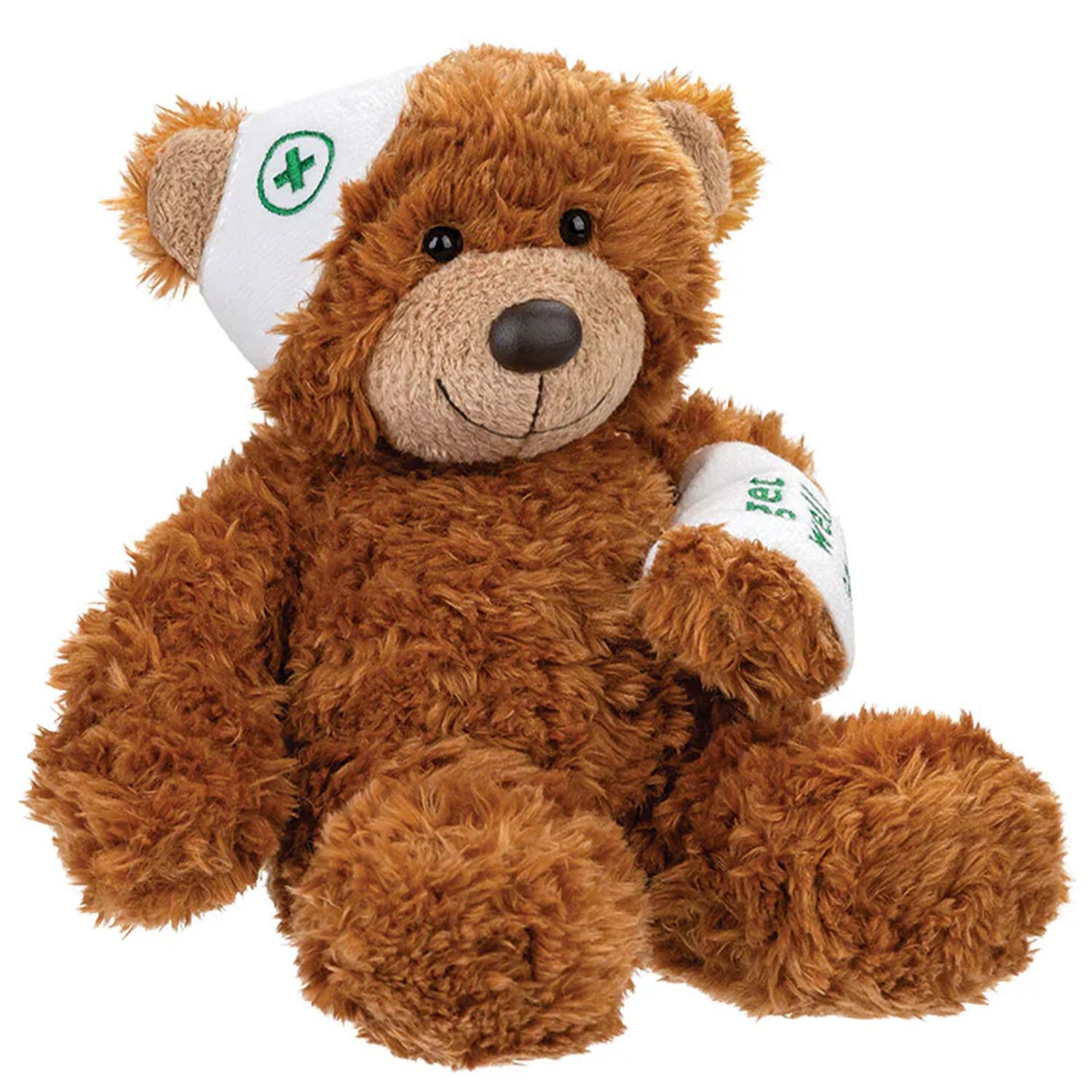  Brown Bonnie Get Well Soon Teddy Bear Soft Toy ( 23CM ), 1, hi-res
