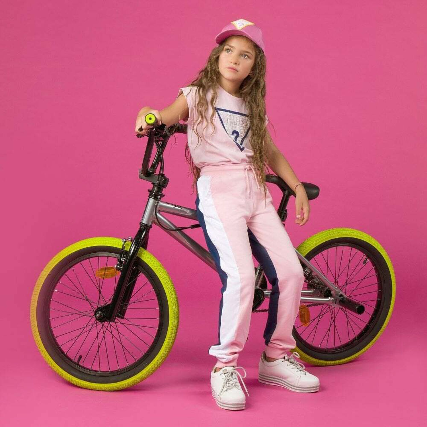 ليغنز رياضى باللون الوردى والكحلى للبنات, 1, hi-res