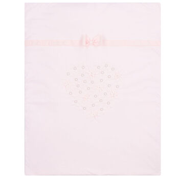 Baby Girls Pink Floral Blanket