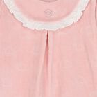 Baby Girls Pink Clouds Babygrow, 1, hi-res