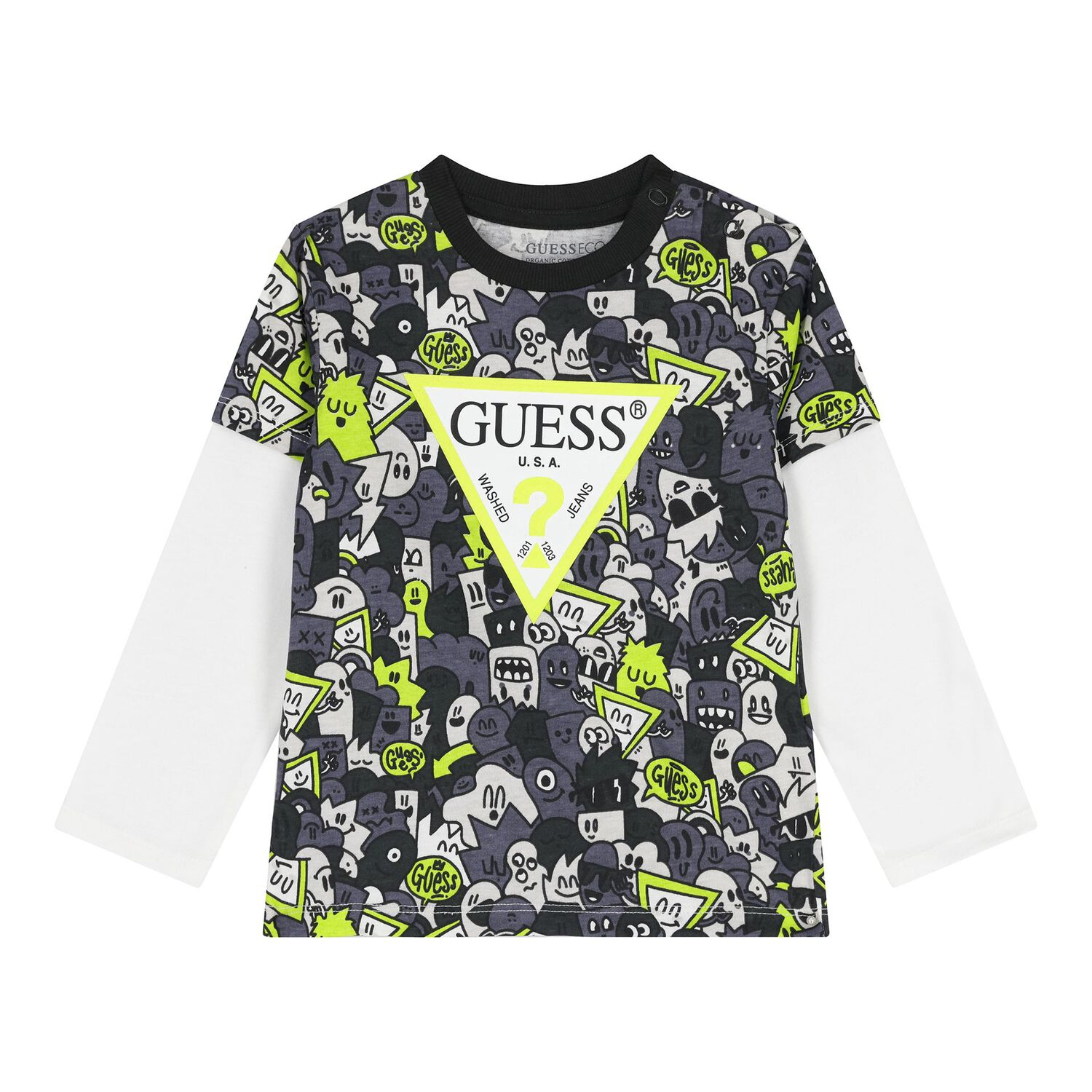 بدلة أولاد رياضية بالشعار باللون الرمادي, 3, hi-res image number null