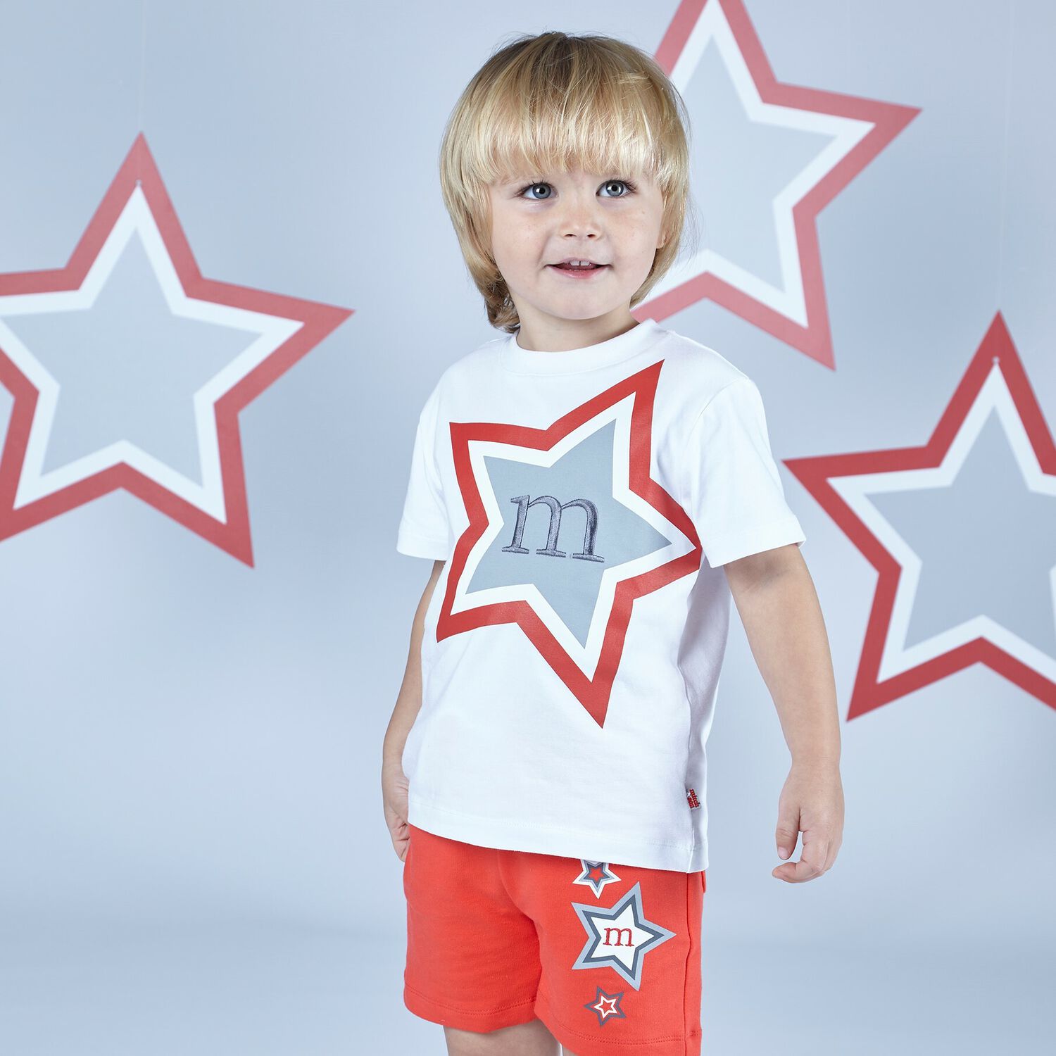 Boys White Logo T-Shirt, 1, hi-res