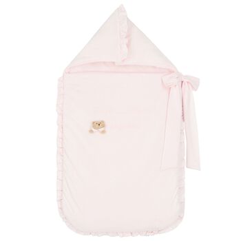 Baby Girls Pink Teddy Bear Nest