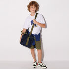 Boys Blue, White, & Green Shorts Set, 1, hi-res
